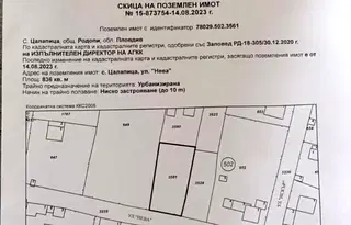 Парцел в Пловдив, с. Цалапица