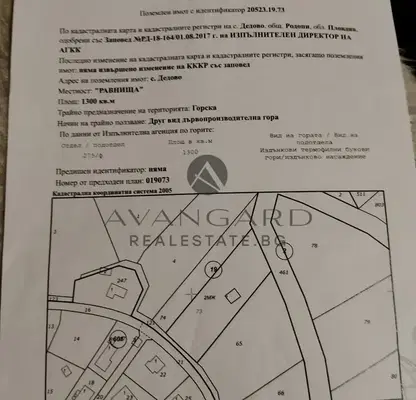 Снимка 3 — Парцел в Пловдив, с. Дедево