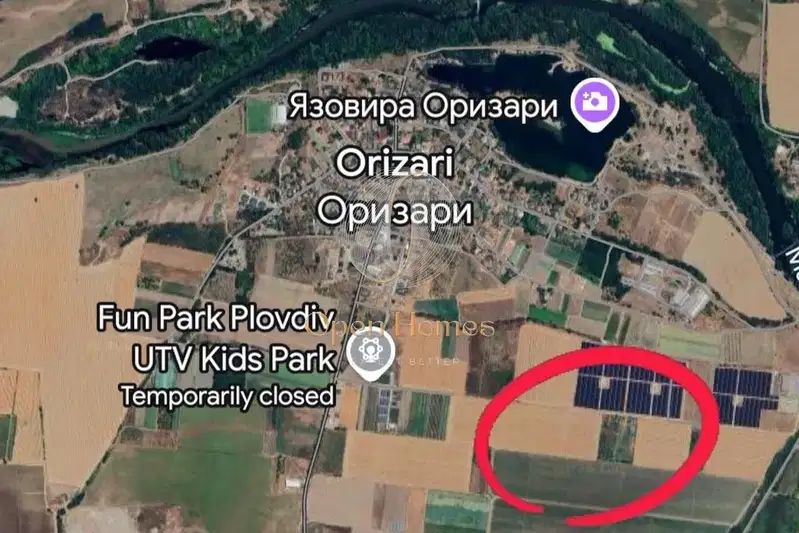 Парцел в Пловдив, с. Оризари