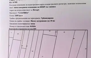 Парцел в София, с. Петърч