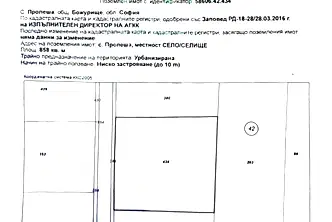 Парцел в София, с. Пролеша