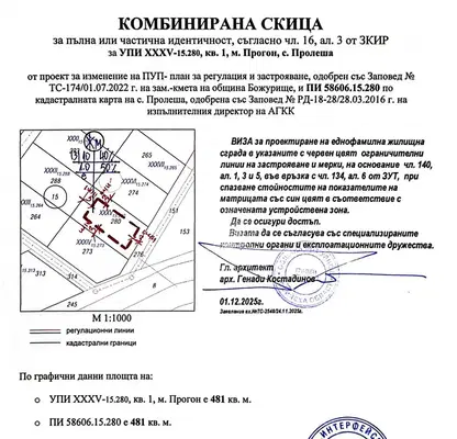Photo 2 — Plot in област София, Prolesha