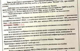 Парцел в София, Бояна