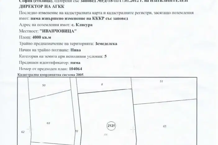 Земеделски имот в София, Банкя