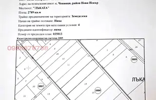 Земеделски имот в София, Нови Искър