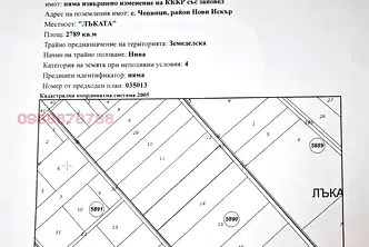 Земеделски имот в София, Нови Искър