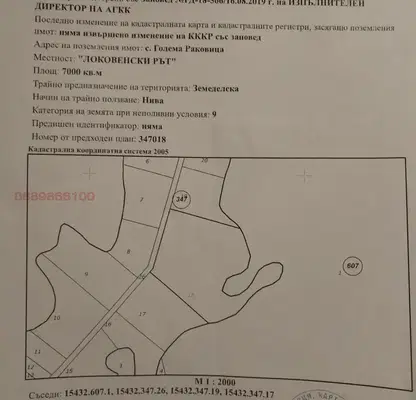 Снимка 5 — Нива в София, с. Голема Раковица
