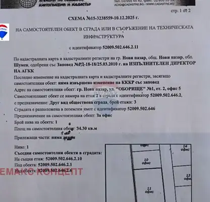 Снимка 2 — Офис в Шумен, Нови пазар