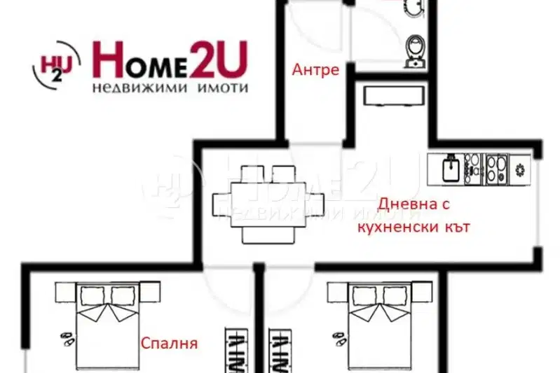 3-стаен апартамент в Център, Бургас, за ремонт