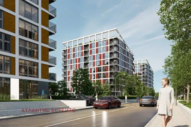 Three-room apartment with terrace in Horizont district, Burgas