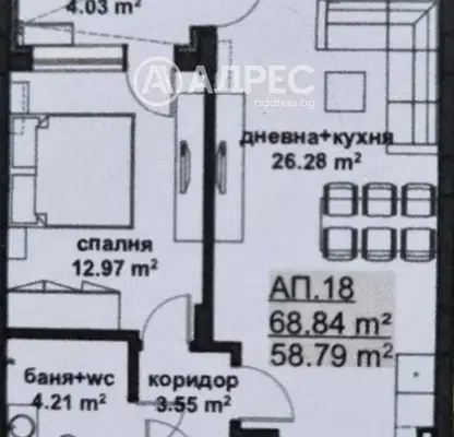 Снимка 3 — апартамент в Бургас, Мадика