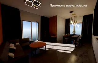 Тристаен апартамент с тераса в Славейков, Бургас