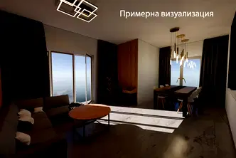 Тристаен апартамент с тераса в Славейков, Бургас