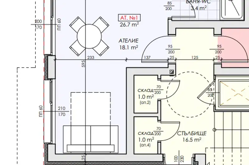 1-bedroom apartment in Oblast Burgas, Nesebyr