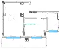 Снимка 2 — Двустаен апартамент с панорамна тераса в Широк Център-Изток, Пловдив
