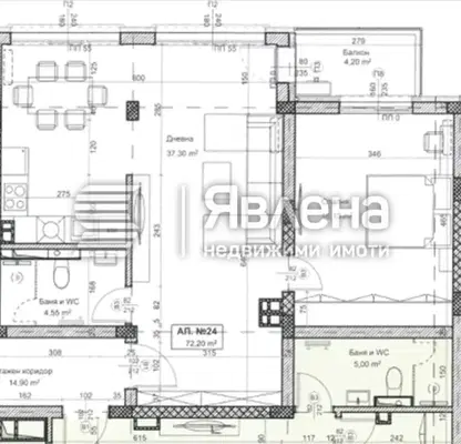 Photo 2 — 2-room apartment in Kamenitsa 2 with parking space, Plovdiv