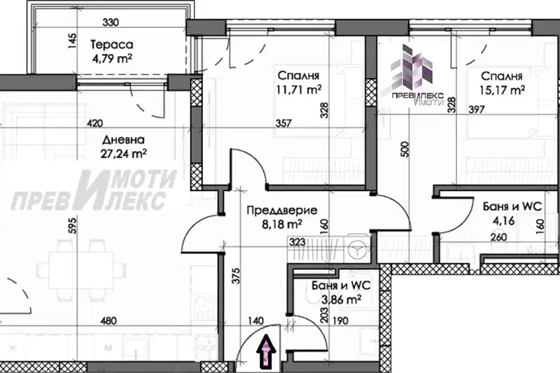 apartment in Plovdiv, Kamenica 2