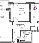 Апартамент с 3 стаи в Каменица 2, Пловдив с асансьор