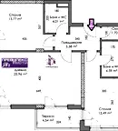 Апартамент с 3 стаи в Каменица 2, Пловдив с тераса