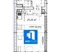 Снимка 2 — Едностаен апартамент в Дружба 1 с контролиран достъп