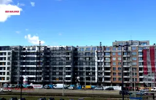 Тристаен апартамент в Красна поляна 2 с балкон