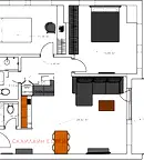 Тристаен апартамент с тераса в Кръстова вада, София