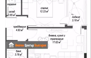 Двустаен апартамент в Малинова долина, ново строителство