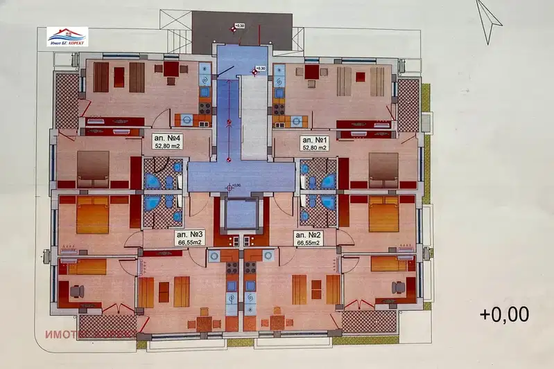 3-bedroom apartment in Sofiya, Malinova Dolina
