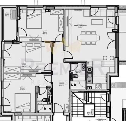 Photo 3 — 4-bedroom apartment in Sofiya, Mladost 2