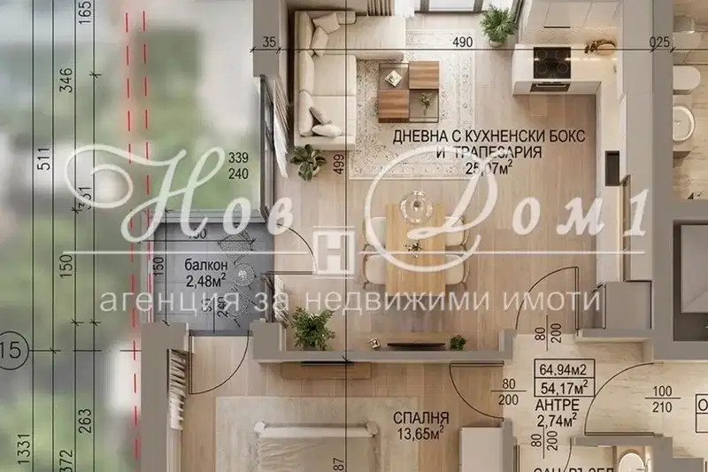 apartment in Sofiya, Obelya