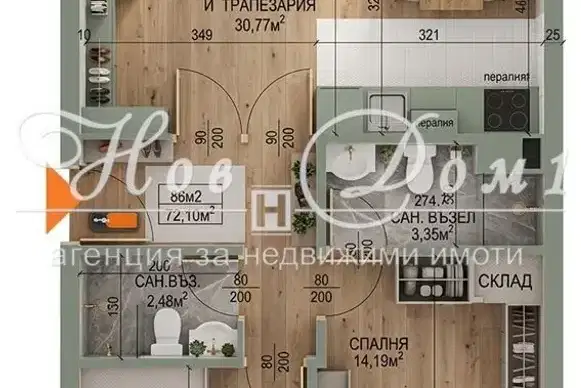 apartment in Sofiya, Obelya