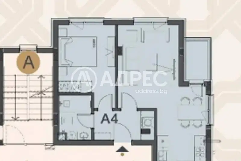 2-bedroom apartment in Sofiya, Ovcha Kupel