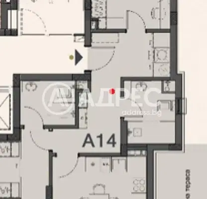 Снимка 3 — Тристаен апартамент в Овча купел с асансьор и паркинг
