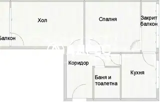 Двустаен апартамент в Стрелбище с две тераси