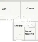 Двустаен апартамент в Стрелбище с две тераси
