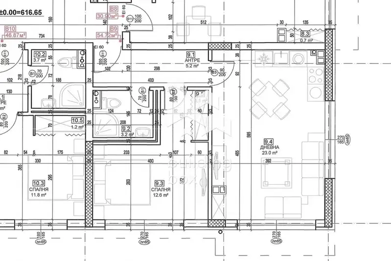 2-bedroom apartment in Sofiya, Studentski Grad