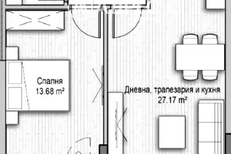 Двустаен апартамент в София, Витоша