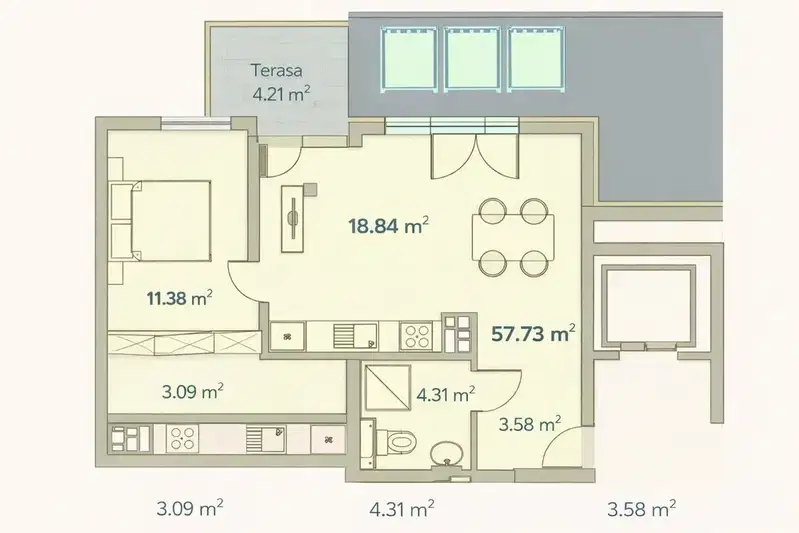 apartment in Sofiya, Zona B-19