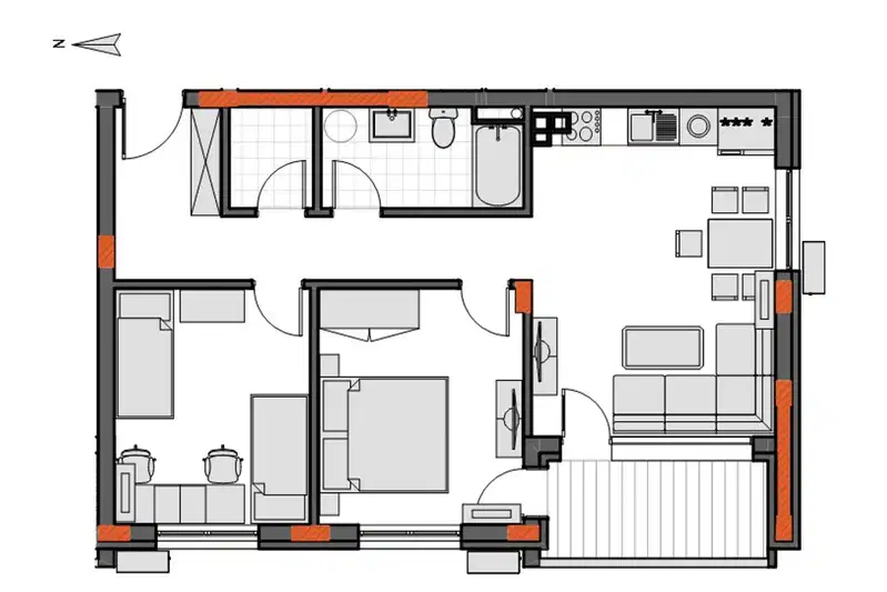 3-bedroom apartment in Stara Zagora, Nikola Petkov