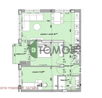 Снимка 2 — апартамент в Стара Загора, Самара 3