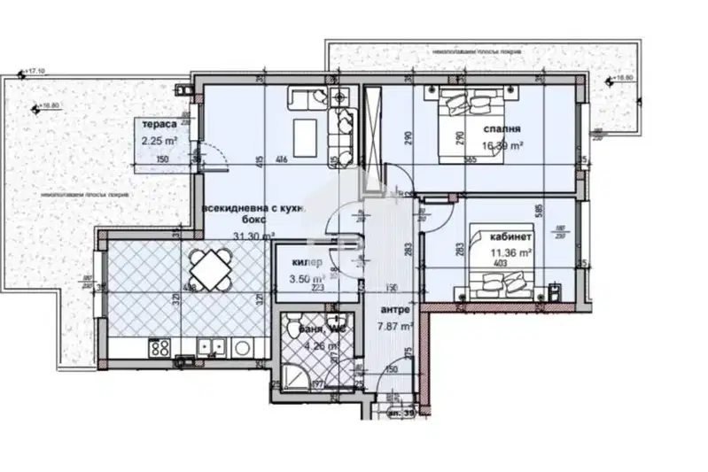 3-bedroom apartment in Varna, Vladislav Varnenchik 1
