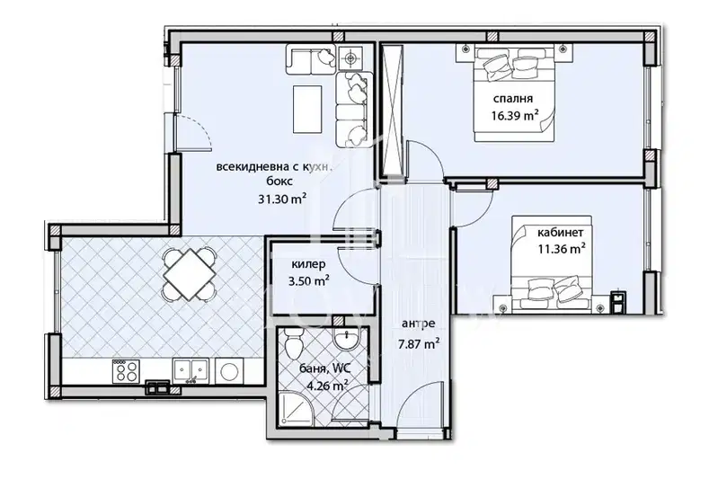 3-bedroom apartment in Varna, Vladislav Varnenchik 1