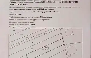 Парцел в Нови Искър
