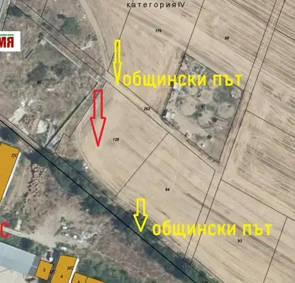 Снимка 2 — Парцел в Пазарджик, Запад