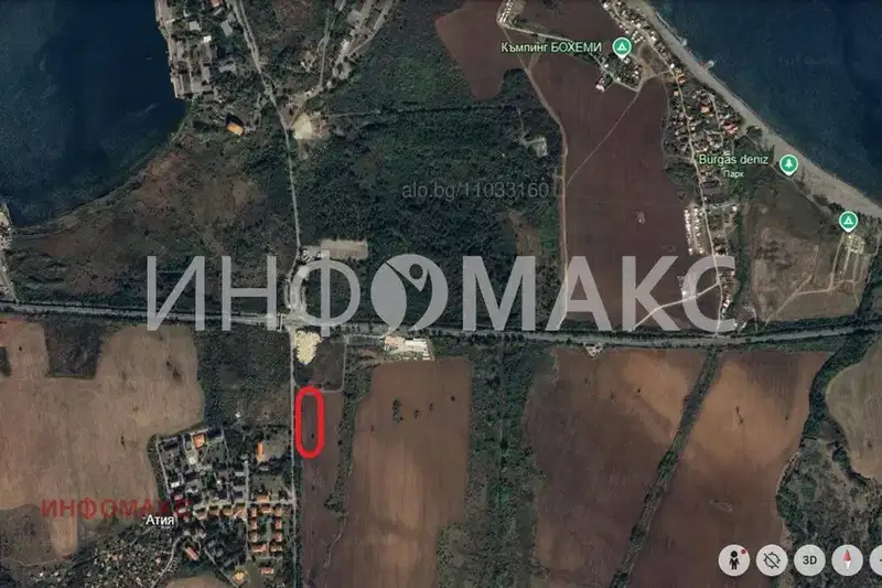 Парцел в Бургас, с. Атия