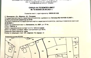 Парцел в Пловдив, с. Бенковски