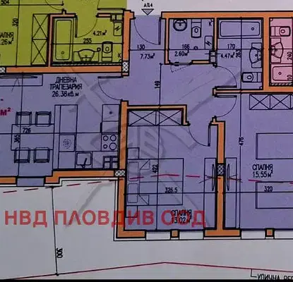 Снимка 2 — Тристаен апартамент в Пловдив, Асенов