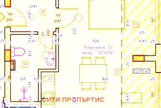 Двустаен апартамент в Благоев, Баларбаши