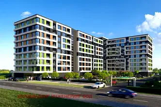 Двустаен апартамент в Хоризонт, Бургас с тераса