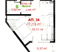 Снимка 2 — Едностаен апартамент в Крайморие с близост до морето